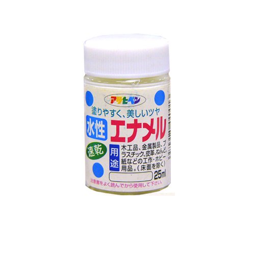 アサヒペン 水性エナメル ねずみ色 25ml