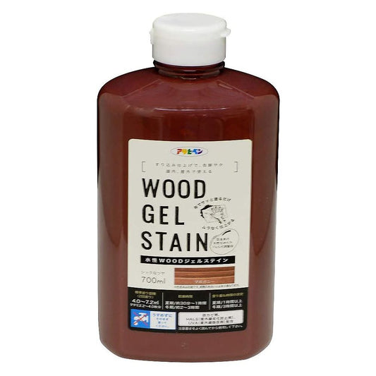 アサヒペン 水性WOODジェルステイン 700ml マホガニー