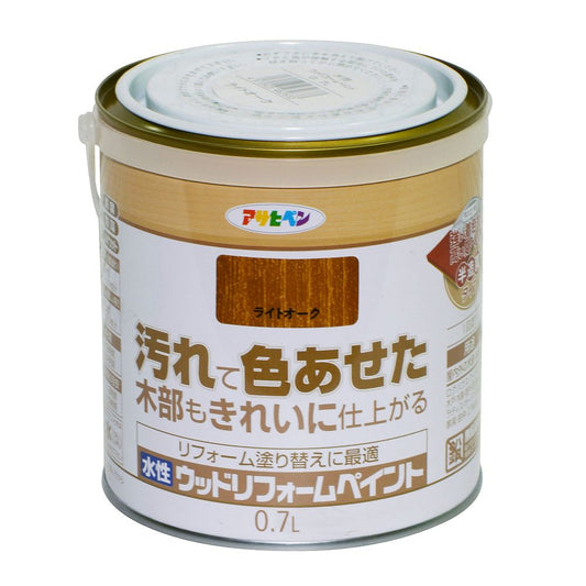 アサヒペン 木部水性塗料 水性ウッドリフォームペイント 0.7L ライトオーク