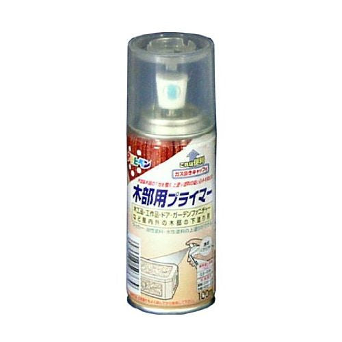 （まとめ買い）アサヒペン 木部用プライマー 100ML クリヤ 〔5個セット〕