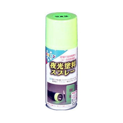 アサヒペン 夜光塗料スプレー 100ML 若草色