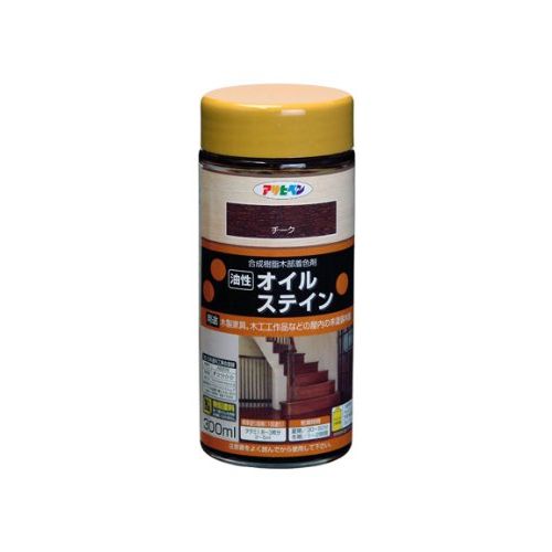 アサヒペン 油性オイルステイン 300ML チーク