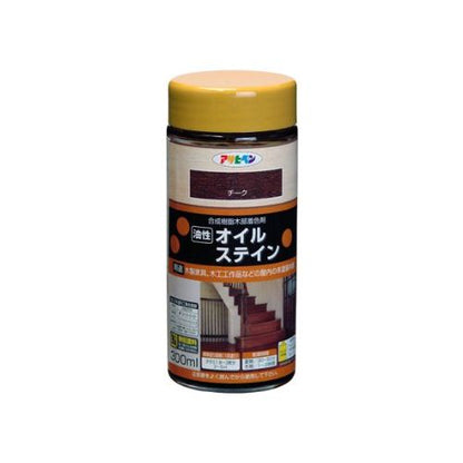 （まとめ買い）アサヒペン 油性オイルステイン 300ML チーク 〔3個セット〕