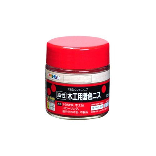 アサヒペン 油性木工用着色ニス 100ML 透明(クリヤ)