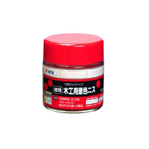 アサヒペン 油性木工用着色ニス 100ML ダークオーク