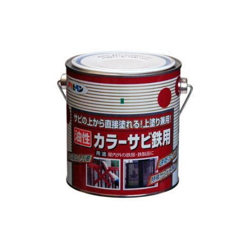 （まとめ買い）アサヒペン カラーサビ鉄用 0.7L 青 〔3缶セット〕