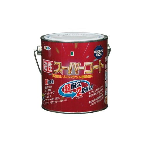 （まとめ買い）アサヒペン 油性スーパーコート 0.7L ティントベージュ 〔3缶セット〕