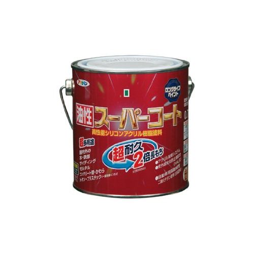 アサヒペン 油性スーパーコート 0.7L グレー