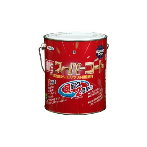 アサヒペン 油性スーパーコート 1.6L アイボリー