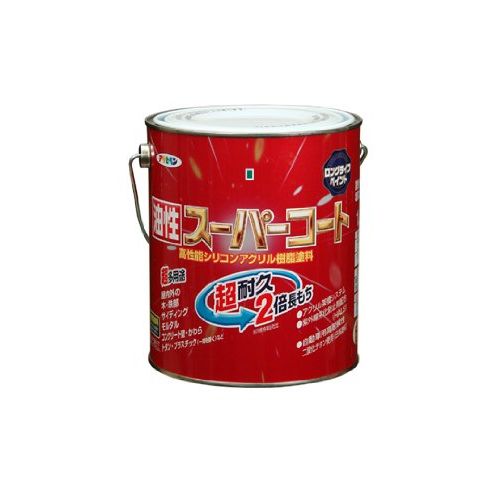 アサヒペン 油性スーパーコート 1.6L カーキー