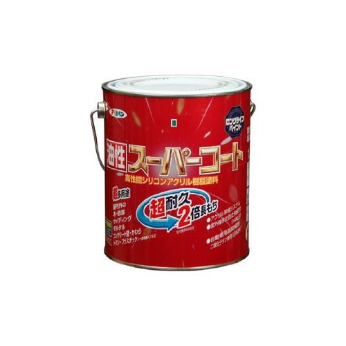 アサヒペン 油性スーパーコート 1.6L ブラウン