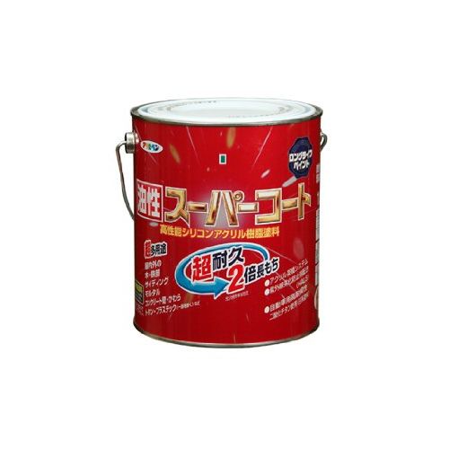 アサヒペン 油性スーパーコート 1.6L 新茶