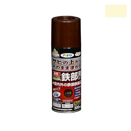 アサヒペン 油性高耐久鉄部用スプレー 赤 300ML