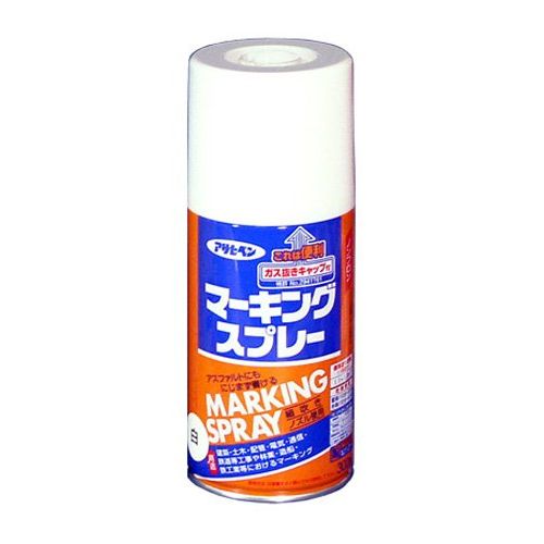 アサヒペン マーキングスプレー 300ML 白