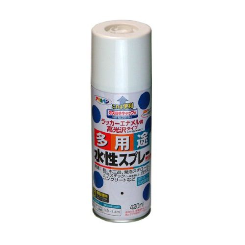 アサヒペン 水性多用途スプレー 420ML チャコールグレー