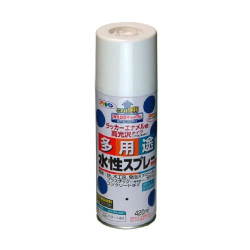 アサヒペン 水性多用途スプレー 420ML 赤