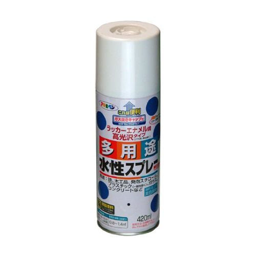 （まとめ買い）アサヒペン 水性多用途スプレー 420ML オレンジ 〔3缶セット〕