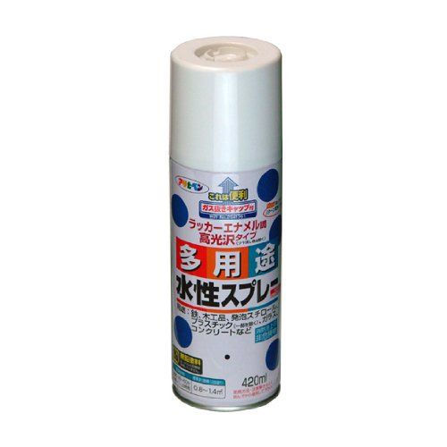 アサヒペン 水性多用途スプレー 420ML イエロー