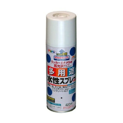 アサヒペン 水性多用途スプレー 420ML ミルキーホワイト