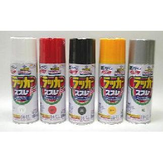 （まとめ買い）アサヒペン アスペンラッカースプレー 超速乾タイプ 300ｍｌ 黒 〔3缶セット〕