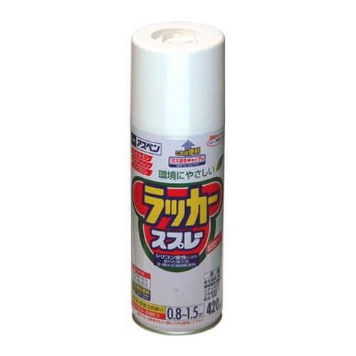 アサヒペン アスペンラッカースプレー 420ML 赤