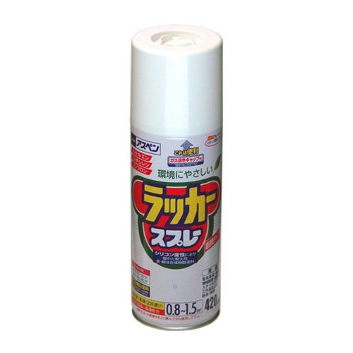 アサヒペン アスペンラッカースプレー 420ML ねずみ色