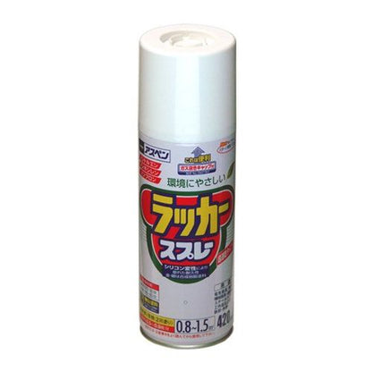 （まとめ買い）アサヒペン アスペンラッカースプレー 420ML こげ茶 〔5缶セット〕