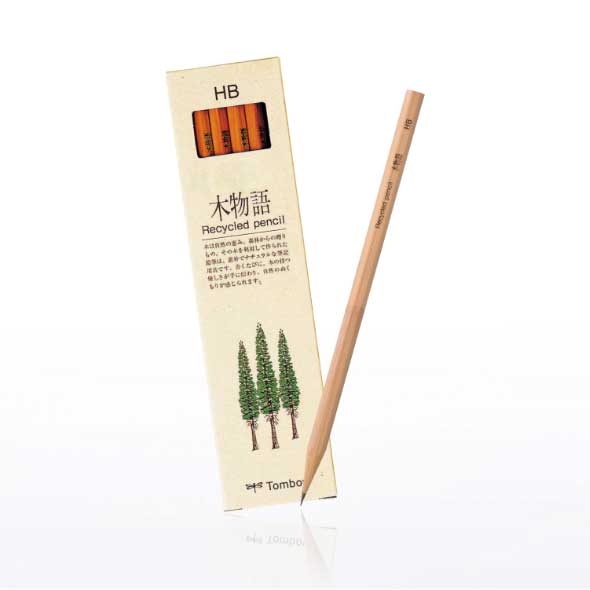トンボ鉛筆 森林認証木材使用 鉛筆 S 木物語 2B 1ダース LA-KS2B – FUJIX