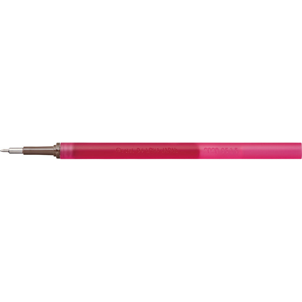 ぺんてる ボールペン替芯 エナージェル 0.4mm ピンク 10本 XLRN4TL-P