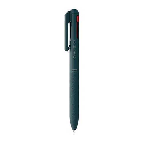 ぺんてる 油性3色ボールペン カルム 0.5mm ターコイズ BXAC35S