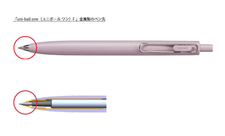 三菱鉛筆 ゲルインクボールペン ユニボールワンF 0.38mm 日向夏(F