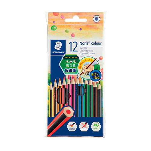 Shipping by mail] STAEDTLER Noris color pencils in a paper box 12