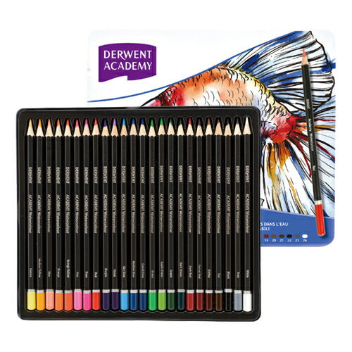 アコ・ブランズ ウォーターカラーペンシル 水彩 色鉛筆 24色セット