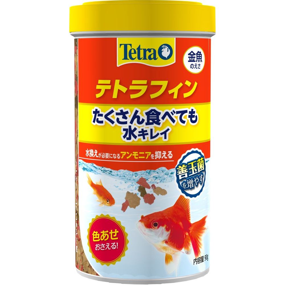 （まとめ買い）スペクトラムブランズジャパン テトラフィン 90g 金魚用フード 〔×6〕