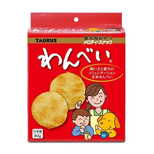 （まとめ買い）トーラス わんべい 80g（20枚） 犬用おやつ 〔×6〕