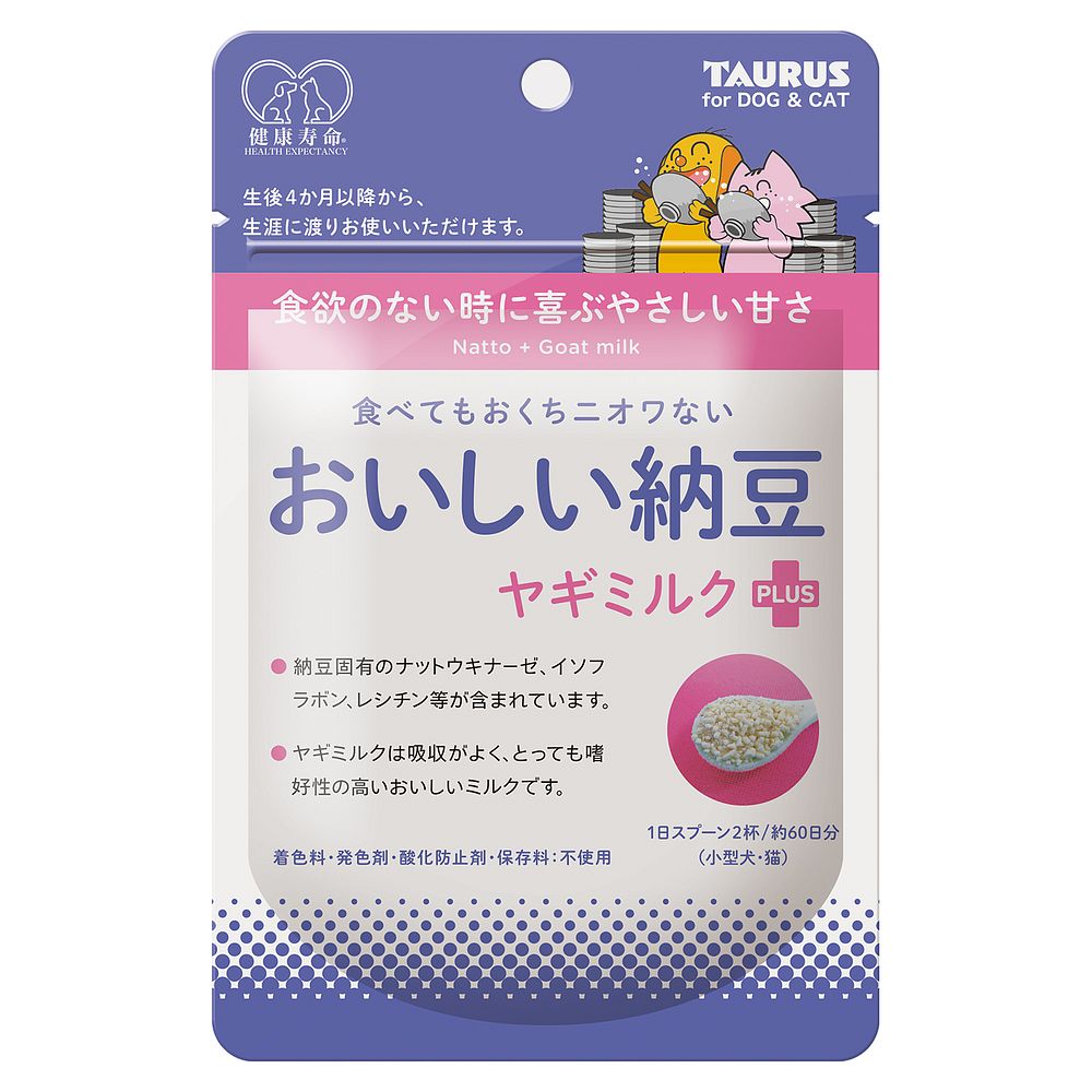 （まとめ買い）トーラス おいしい納豆 ヤギミルクプラス 30g 犬用フード 〔×6〕