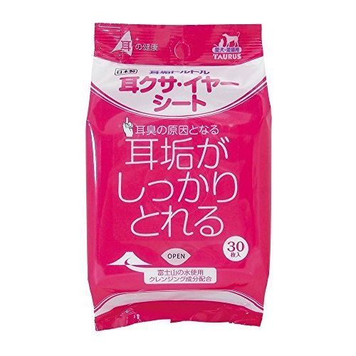 トーラス 犬猫用耳掃除シート 耳クサ・イヤー シート 30枚