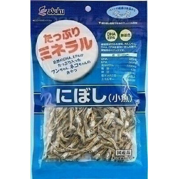 （まとめ買い）アスク にぼし（小魚） 100g 犬猫用おやつ 〔×12〕