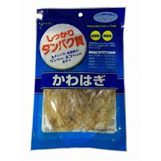 （まとめ買い）アスク しっかりタンパク質 かわはぎ 80g 犬用 〔×10〕