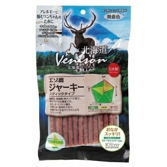 （まとめ買い）アスク 北海道 ベニスン 鹿ジャーキー スティック 150g 犬用おやつ 〔×10〕