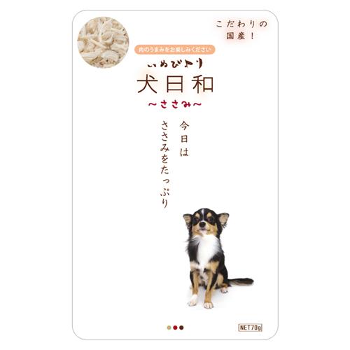 わんわん 犬日和 レトルト ささみ 80g 犬用 ドッグフード