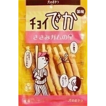 （まとめ買い）わんわん チョイでか ささみガムの星 7本 犬用おやつ 〔×18〕