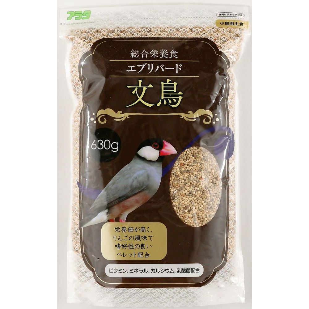 （まとめ買い）アラタ エブリバード 文鳥 630g 〔×8〕