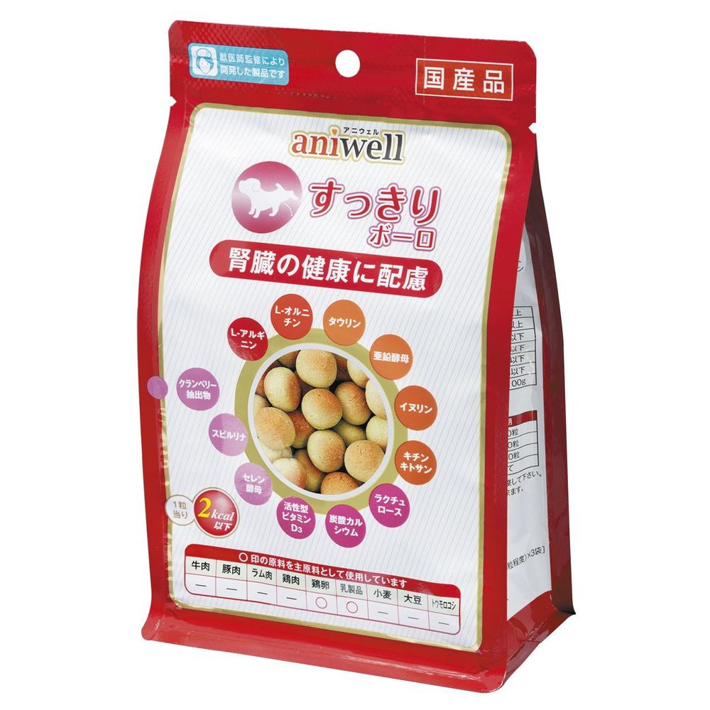 （まとめ買い）デビフペット アニウェル aniwell すっきりボーロ 60g 犬用おやつ 〔×8〕