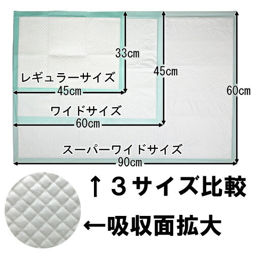 アライブ L'ange 超吸収厚型ペットシート 猛吸くん PREMIUM ワイドサイズ 50枚入り ペット用品