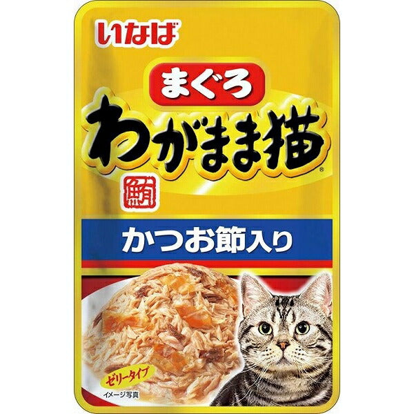 いなば わがまま猫まぐろパウチかつお節入り 40g TCR-24 猫用 キャットフード