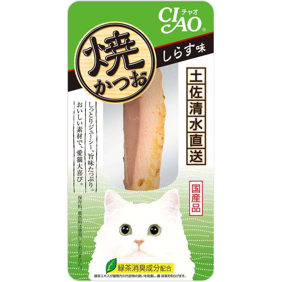 いなばペットフード CIAO 焼かつお しらす味 1本 猫用おやつ