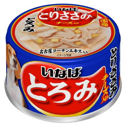 いなばペットフード とろみ とりささみ チーズ入り 80g D-75