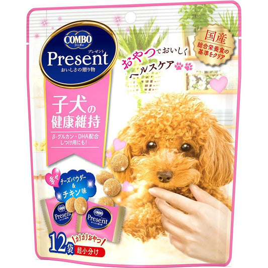 （まとめ買い）日本ペットフード コンボ プレゼント ドッグ おやつ 子犬の健康維持 36g 〔×15〕