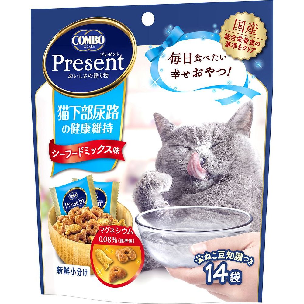 日本ペットフード コンボ プレゼント キャット おやつ 猫下部尿路の健康維持 シーフードミックス味 42g 猫用おやつ